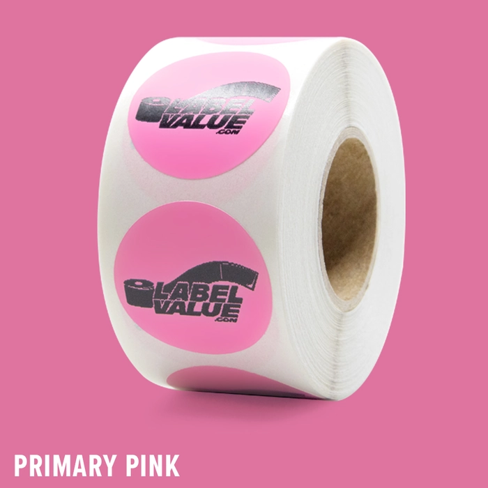 Custom 1 Circle Stickers LabelValue
