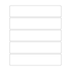 Custom 8" x 1.75" Rectangle Labels