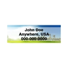 Golf Course Golf Club Labels