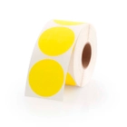 Yellow Circle Stickers and Labels - 1.5"