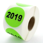 2019 Year Stickers 1.5" Circles