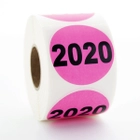 2020 Year Stickers 1.5" Circles