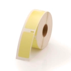 Dymo LV-30336 Compatible Yellow Labels - 1" x 2-1/8"