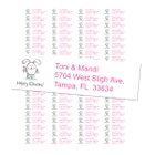 Happy Easter Bunny Return Address Labels