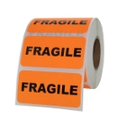 Fragile Inventory Label 2" x 1"