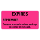 Expires September Medical Labels