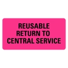 Reusable Return To Central Service Labels
