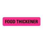 Food Thickener Labels
