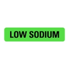 Low Sodium Labels
