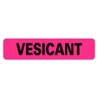 VESICANT Infection Control Medical Labels