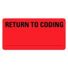 RETURN TO CODING Labels