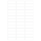 2.25" x 0.75" Rectangle Labels | Large Return Address Labels