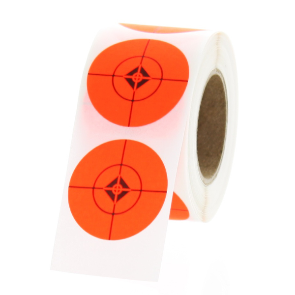 1 Inch Fluorescent Red Shooting Target Tape LabelValue