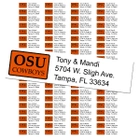 Oklahoma State University Custom Return Address Labels