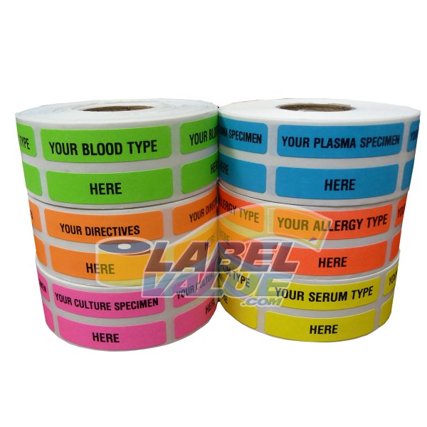 Custom Printed Medical Labels .375