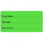 2"x1" Drug Name Medical Healthcare Labels