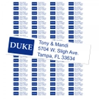 Duke University Custom Return Address Labels
