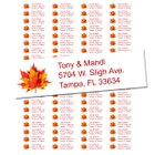 Fall Leaves Return Address Labels