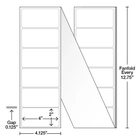 4x2 Direct Thermal Fanfold Labels