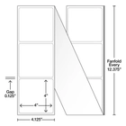 4x4 Thermal Transfer Fanfold Labels