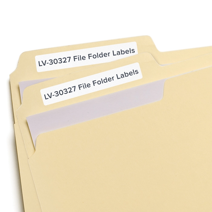 Removable Dymo LV30327R File Folder Labels LabelValue