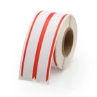 Dymo Compatible LV-30276 File Labels w/Red Stripe - 2-up