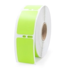 Dymo LV-30347G Compatible Green Labels - 1 x 1-1/2"