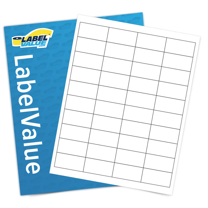2” x 1” Rectangle Sheet Labels - Inkjet & Laser Printer Compatible ...