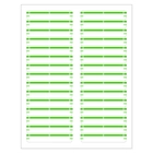 Green File Folder Labels 2/3" x 3-7/16" for Inkjet or Laser Printers