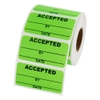 Accepted Inventory Labels 2" x 1"