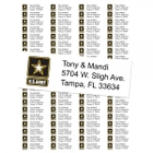 U.S. Army Return Address Labels