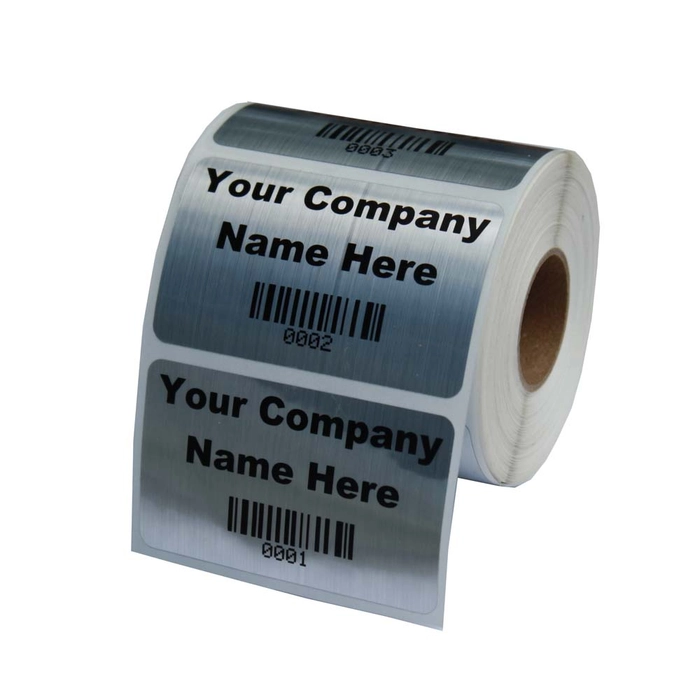 Custom Asset Tags With Barcode | 2.5
