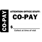 Attention Office Staff Co-Pay Labels