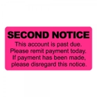 Second Notice Account Past Due Labels