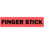 Finger Stick Medical Labels