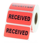 RECEIVED Inventory Labels 2" x 1"