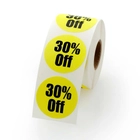 30 Percent Off Labels 1.5"
