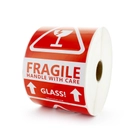 Glass Fragile Handle With Care Stickers