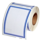 Seiko Name Badge Labels with Blue Border