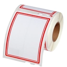 Seiko Name Badge Labels with Red Border