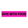 Give with Food Veterinary Labels