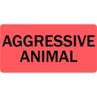 Aggressive Animal Veterinary Labels