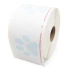 Veterinary Prescription Labels with Paw Print & Warning -2-1/8 x 2-3/4"
