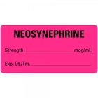 NEOSYNEPHRINE With Blank Strength & Time/Date Expiration Labels 2"x1" Labels