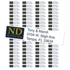 University of Notre Dame Fighting Irish Custom Return Address Labels