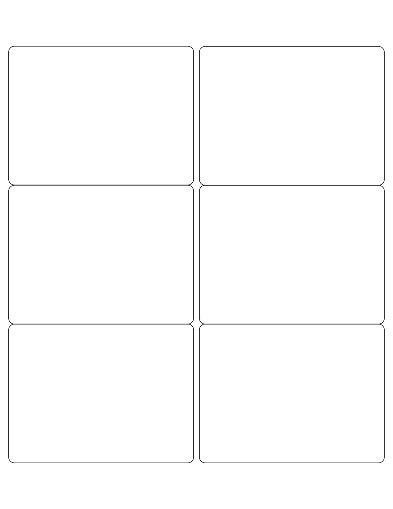 Custom 4" x 3" Rectangle Labels