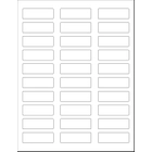 2.25" x 0.75" Rectangle Labels | Large Return Address Labels