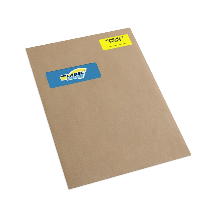 Exhibit Stickers - Plaintiff's Exhibit Stickers | LabelValue