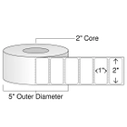 2" x 1" Inkjet Roll Labels – White Gloss – 2" Core, 5" Outer Diameter