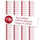 Valentine's Day Return Address Labels